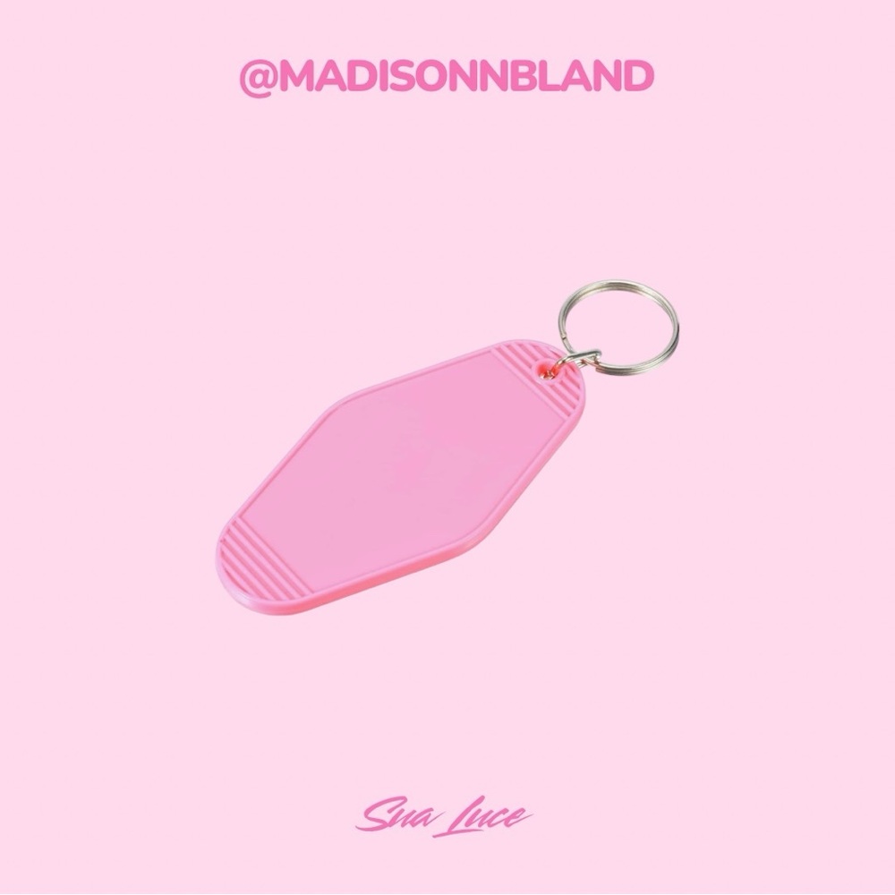 Custom Motel Keychain
